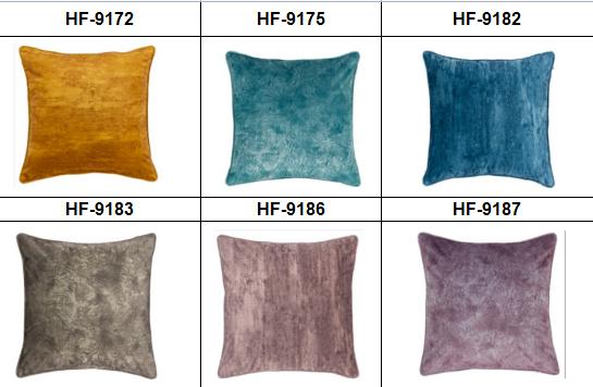 Velvet Soft Solid Decorative Square Throw Pillow