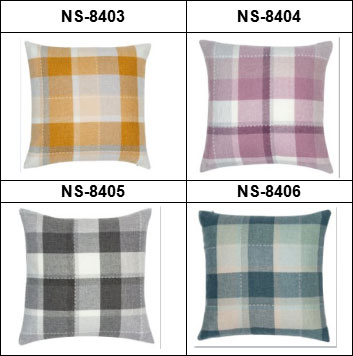 Plaid Decorative Holiday Pillows for Couch Sofa Living Room