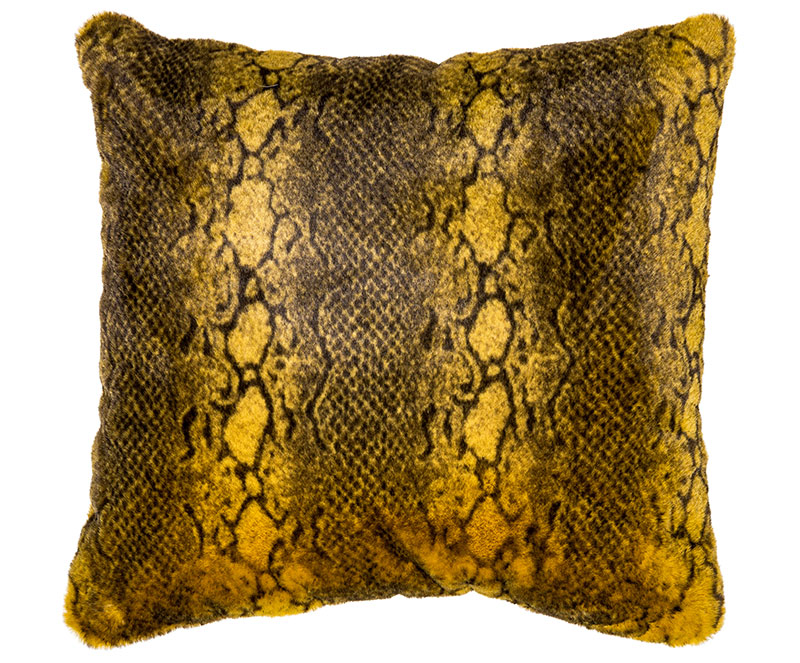 Wholesale Super Soft Fluffy Short snake Plush Home Sofa Decor Faux Fur Pillow 