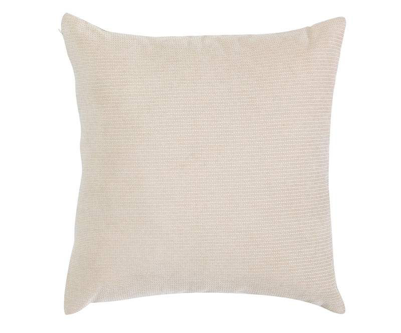 Solid Decorative Pillow Case Striped Jacquard Cushion
