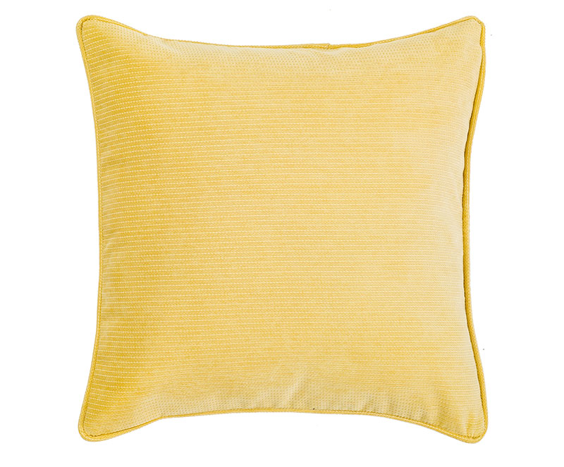 Solid Decorative Pillow Case Striped Jacquard Cushion