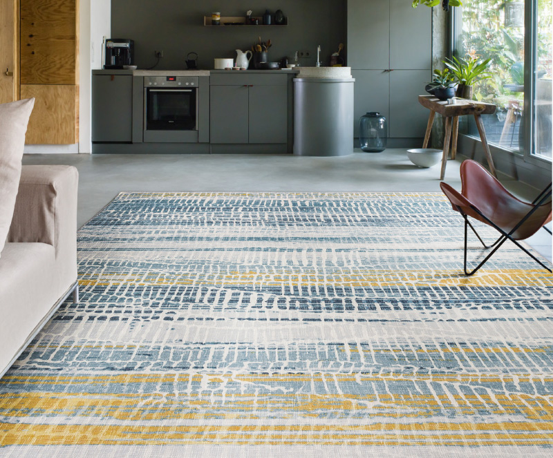 Decor Linen Printed Art Rugs For Living Room